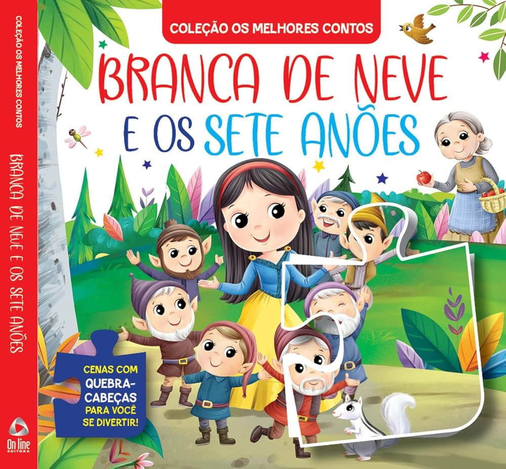 COLECAO OS MELHORES CONTOS 01 - BRANCA DE NEVE E OS SETE ANOES - LIVRO QUEBRA-CABECA