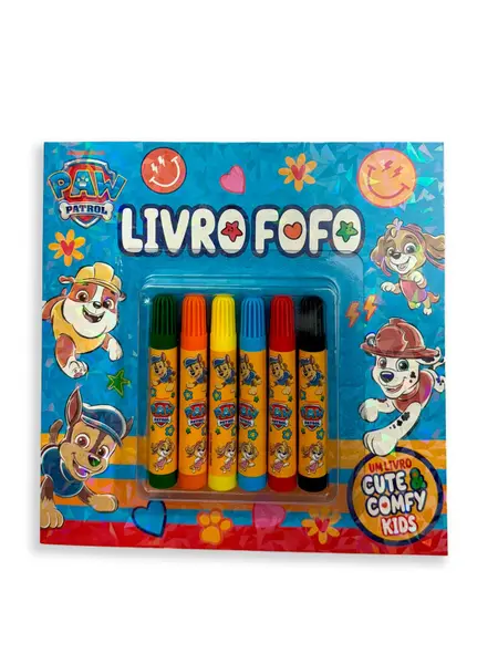 LIVRO FOFO - CUTE E COMFY KIDS PATRULHA CANINA -