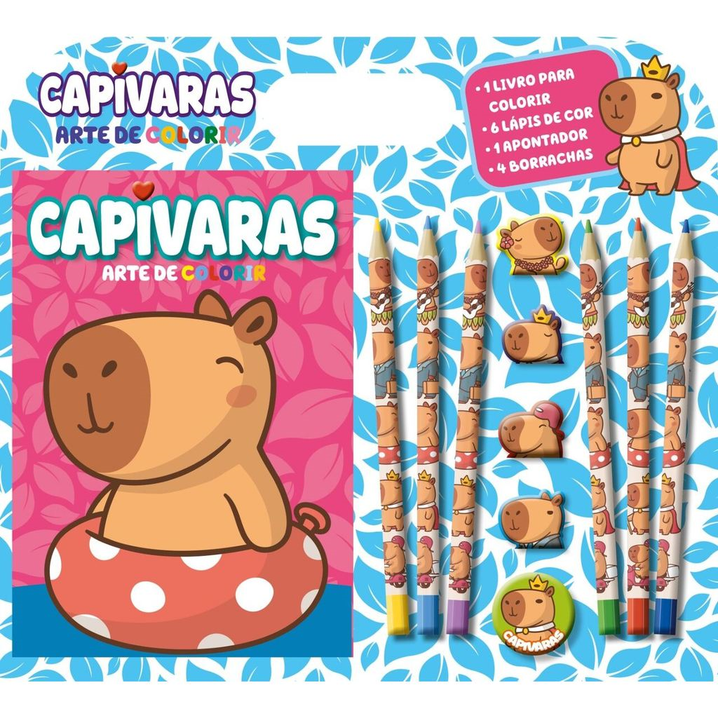 CAPIVARA ARTE DE COLORIR