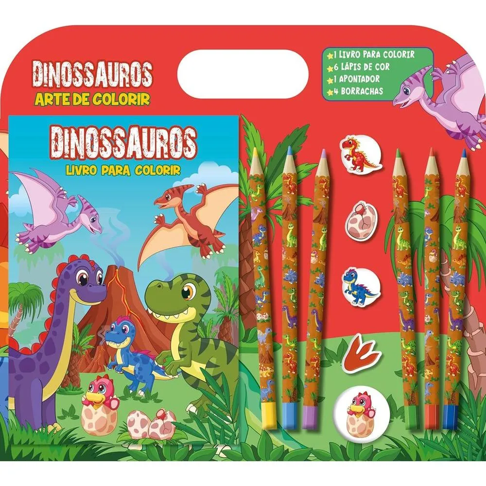 DINOSSAUROS ARTE DE COLORIR